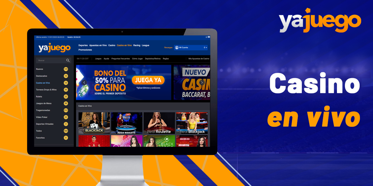 Cómo empezar a jugar al casino en vivo en el sitio de Yajuego colombia
