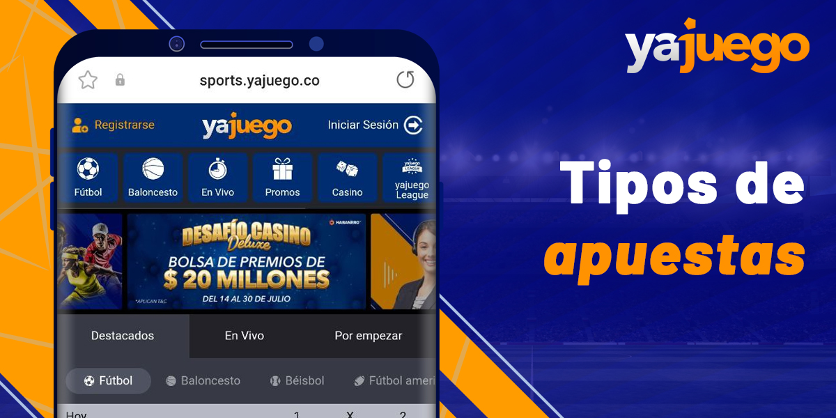 Qué tipos de apuestas deportivas están disponibles para los apostantes de Colombia en Yajuego
